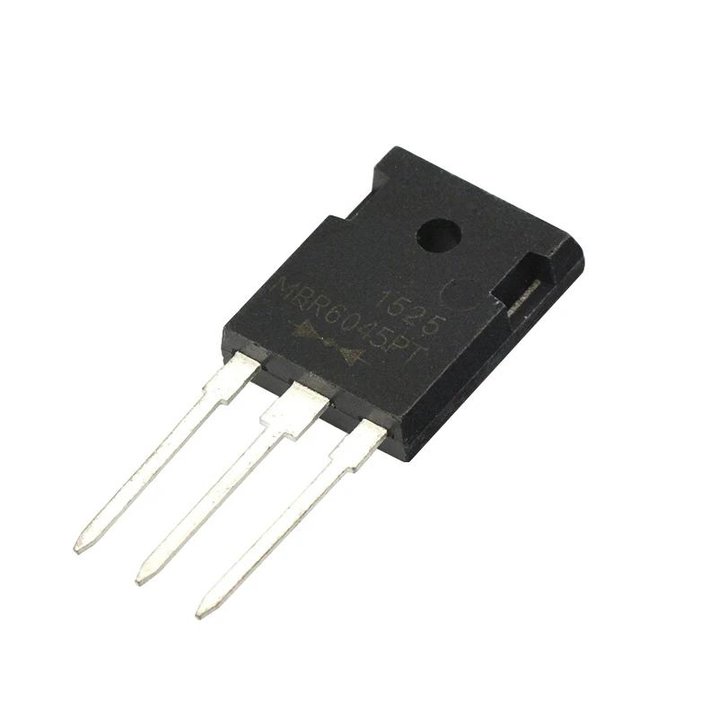 2pcs MBR6045PT Schottky Diodes 60A/45V Straight Plug 3 Feet 60A 45V High Power Package TO-247