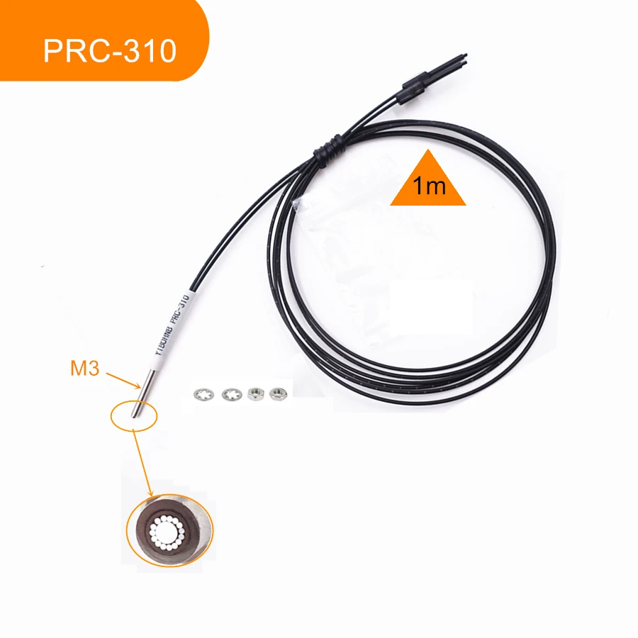 Koaxialer optischer Fasersensor, hohe Empfindlichkeit, M3, M4, M6, diffus, reflektierend, für Verstärker, Lichtschranke, mehrere Kerne – Detail 17