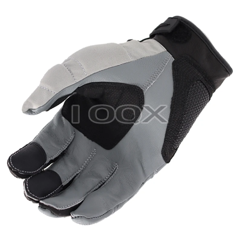 Preto vermelho motocross rally luvas para bmw gs1200 motorrad ciclismo equipe de corrida luvas de couro