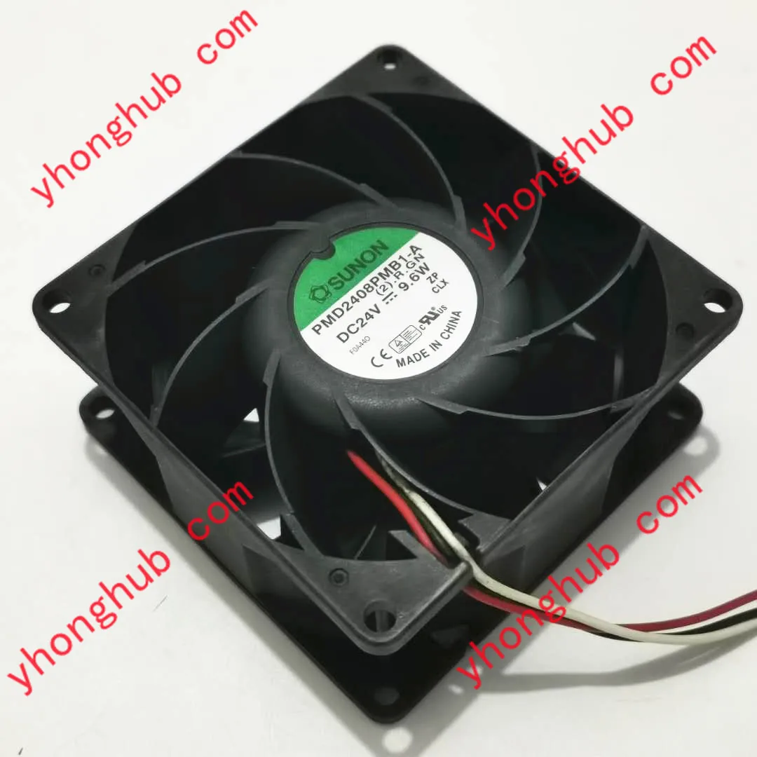 

SUNON PMD2408PMB1-A (2).R.GN DC 24V 9.6W 80x80x38mm Server Cooling Fan