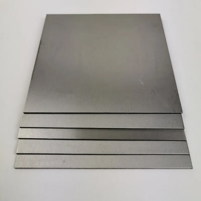 Tungsten Slice Tungsten Foil Tungsten Target Kemurnian Tinggi Tungsten Slice Plat Tungsten Murni 99.99% Ilmiah dan Eksperimental