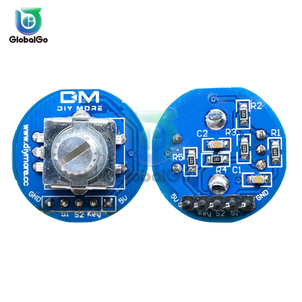 Rotary Encoder Module for Arduino Rotating Potentiometer Knob Cap Digital Controller Module 5V Encoder Controller Switch