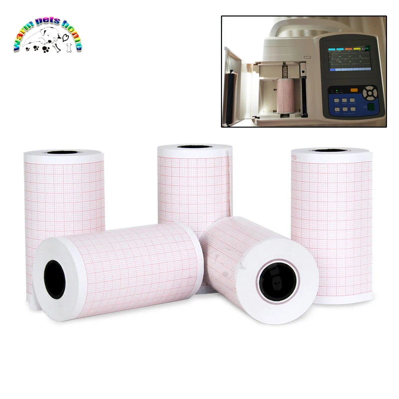 10 Rolls ECG Printing Paper Digital 3-Channel ECG Machine Paper Rolls