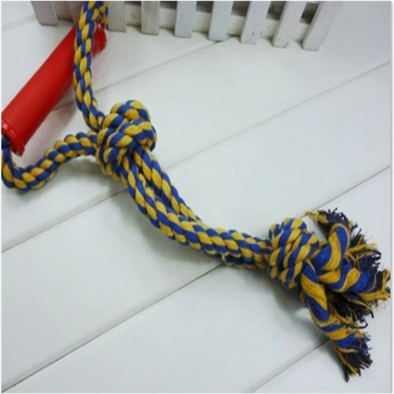 1 Piece Dog Training Products Dog Rope Toys Chew Cotton Rope Toys Pet Chew Rope Toys Harmless With Double Festival Style