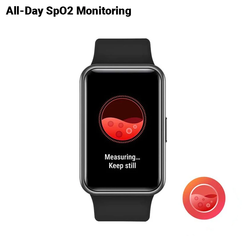 ساعة هواوي تناسب ساعة ذكية جي بي إس 1.64 ''AMOLED الإصدار العالمي SpO2 10 أيام عمر البطارية نظام تحديد المواقع 24 ساعة أنيقة فاترة أبيض