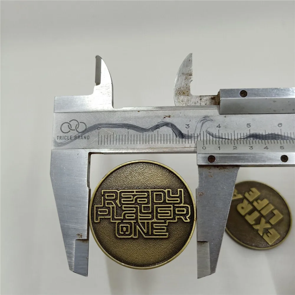 Movie Ready Player One Coin Specie accessori Cosplay Prop
