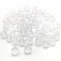 500 gram Rondelle Faceted Acrylic Beads Loose Spacer  for Handmade DIY Necklace Bracelet Jewelry Making Wholesale