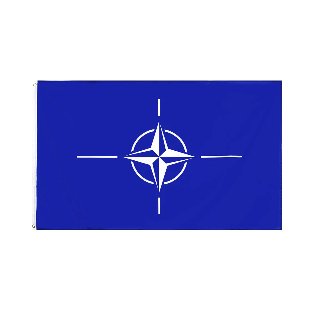 FLAGHUB 60X90 90X150cm North Atlantic Treaty Organization NATO Flag For Decoration