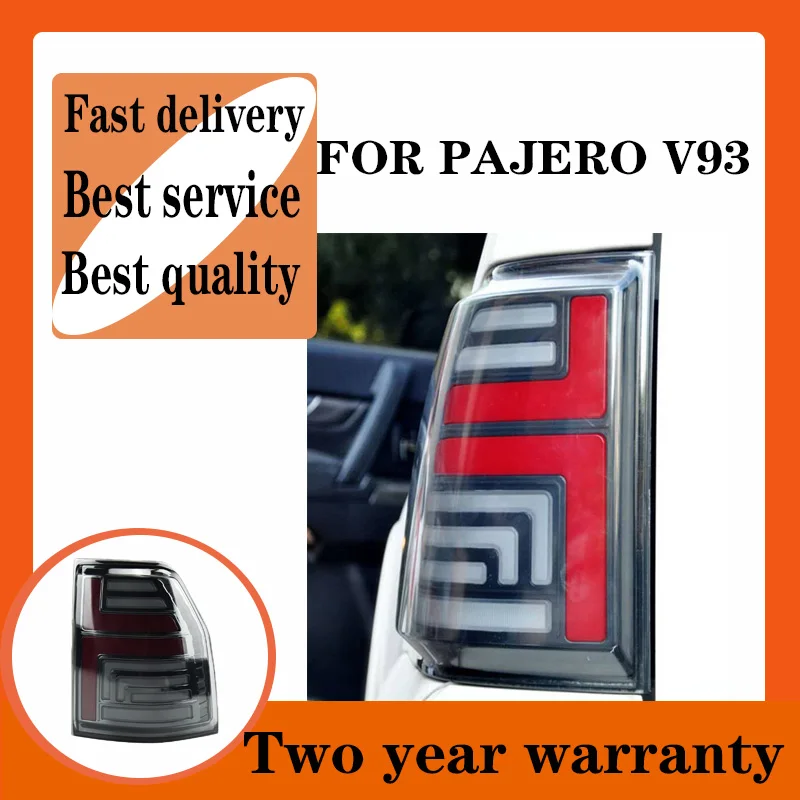 For Mitsubishi Pajero V93 V97 LED Tail Light 2006-2020 Tail Lamp DRL Rear Turn Signal Automotive Accessories