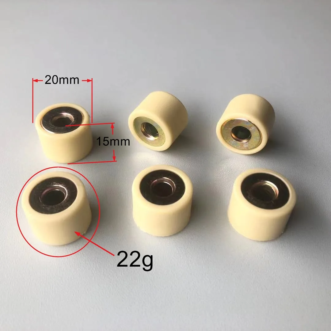 Motorcycle scooter Roller Weight 20x15 CH125 IRON 22g car accessories variator rollers for HONDA PCX 125 150  K36  CLICK 125 150