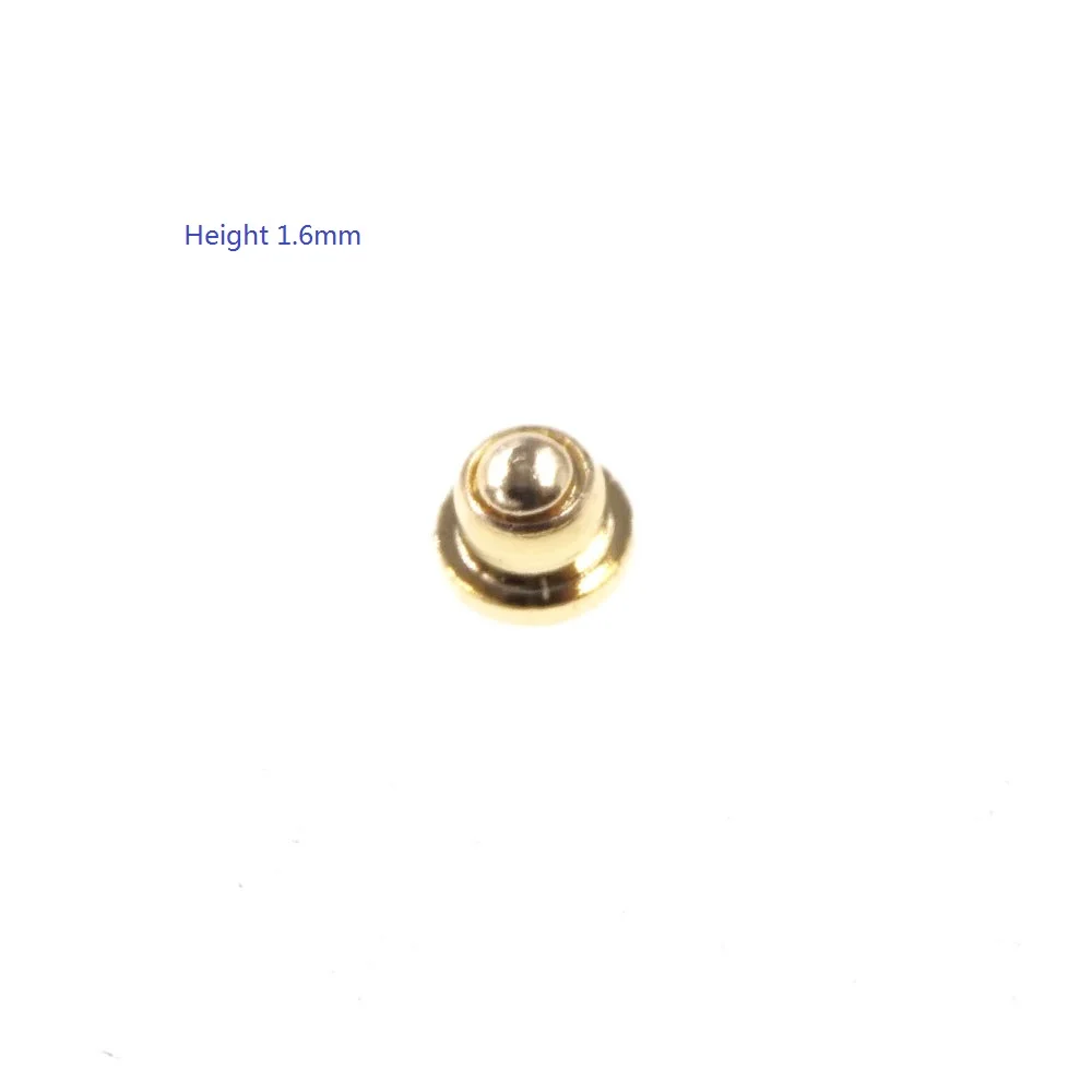 10 Pcs Miniature Pogo Pin 2.0 MM Diameter Height 1.6 1.8 2.0 2.5 3.0 High  Spring-Loaded PogoPin Connector Probe SMD Low Profile