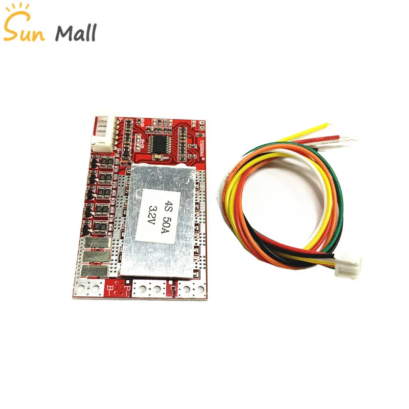 4S 50A BMS Board 3.2V iron phosphate/LiFePO4 battery BMS board with Balance