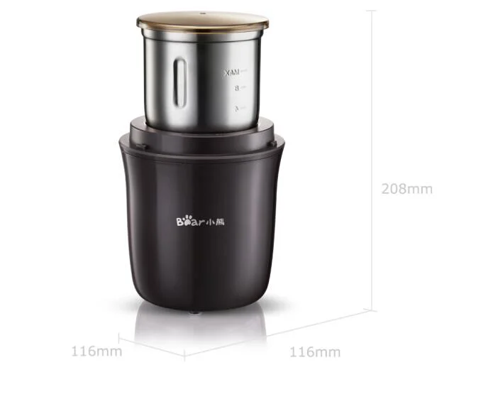 china bear electric grinder bean grinder vacuum storage of coffee beans dry goods grinding powder MDJ-A01Y1