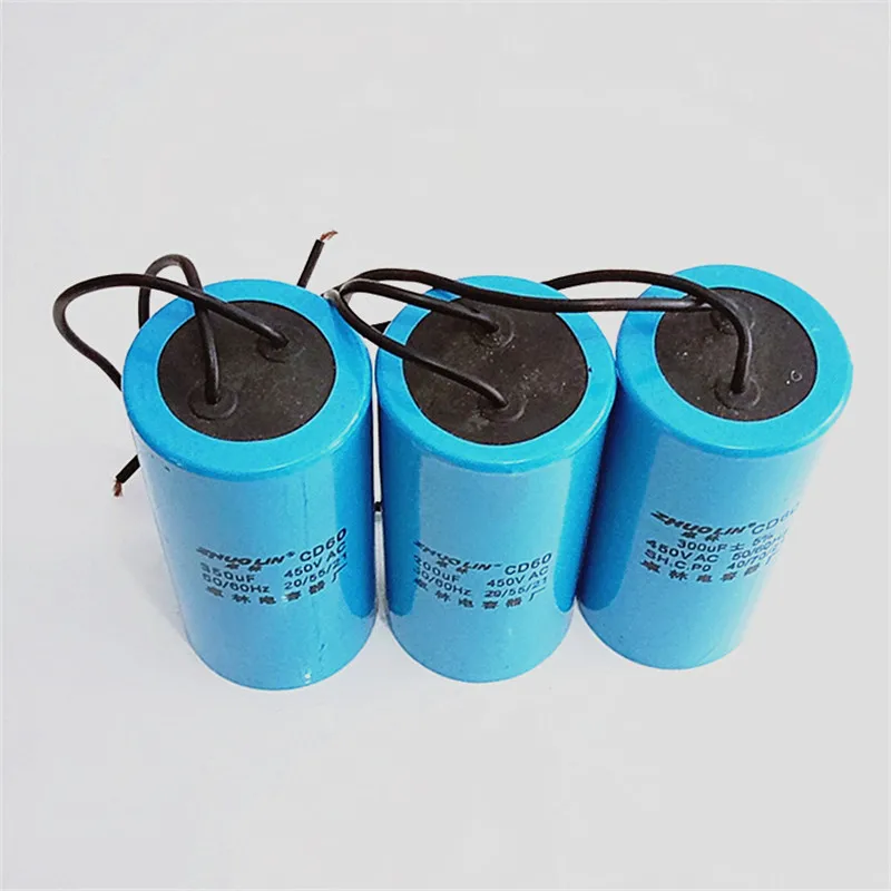 AC Water pump startup capacitor Motor Capacitor Start Capacitor CD60 450VAC 100uF/150uF/200uF/250uF/300uF/400uF/500uF