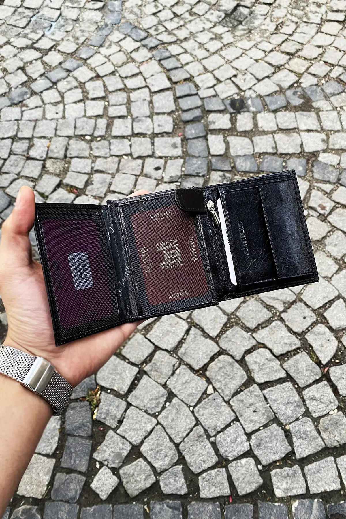 남성 정품 가죽 수제 Bozukluk 컵 편리한 내구성 지갑 태닝 또는 블랙 고품질 bayderi09