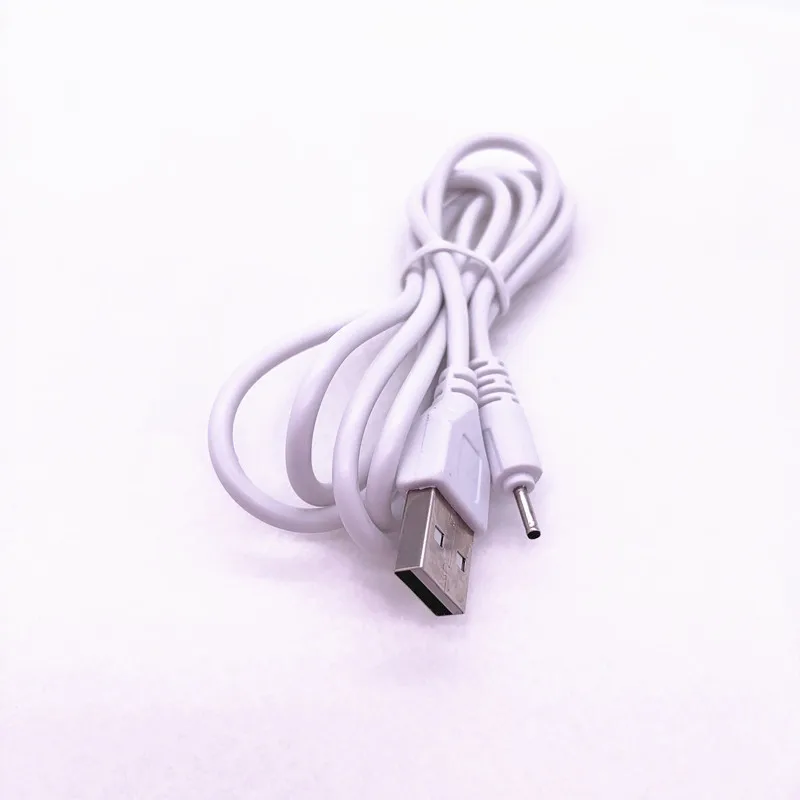 Kabel USB 1M/3FT DC 2 mm do ładowania Nokia 1200 1202 1203 1208 1209 1265 1280 1315 1325 1506 1616 1650 1680c 1681c 1682c-BHITE