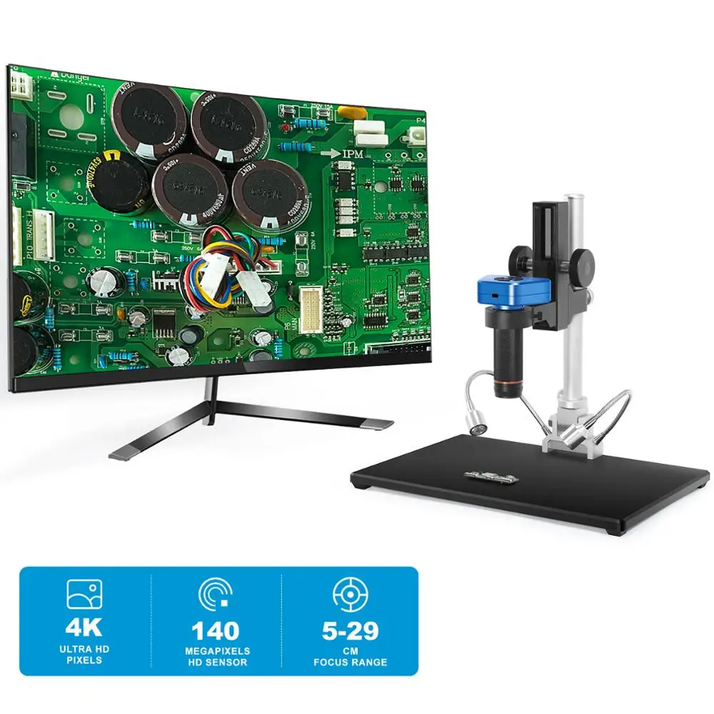 Andonstar 4K HDMI مجهر رقمي لحام AD1605 مجهر الكتروني عدسة الصناعية لإصلاح PCB SMD SMT CPU الهاتف