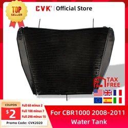 CVK Motorcycle Aluminium Radiator Cooler Cooling Water Tank for Honda CBR1000RR 2008 2009 2010 2011 CBR 1000 RR 1000RR