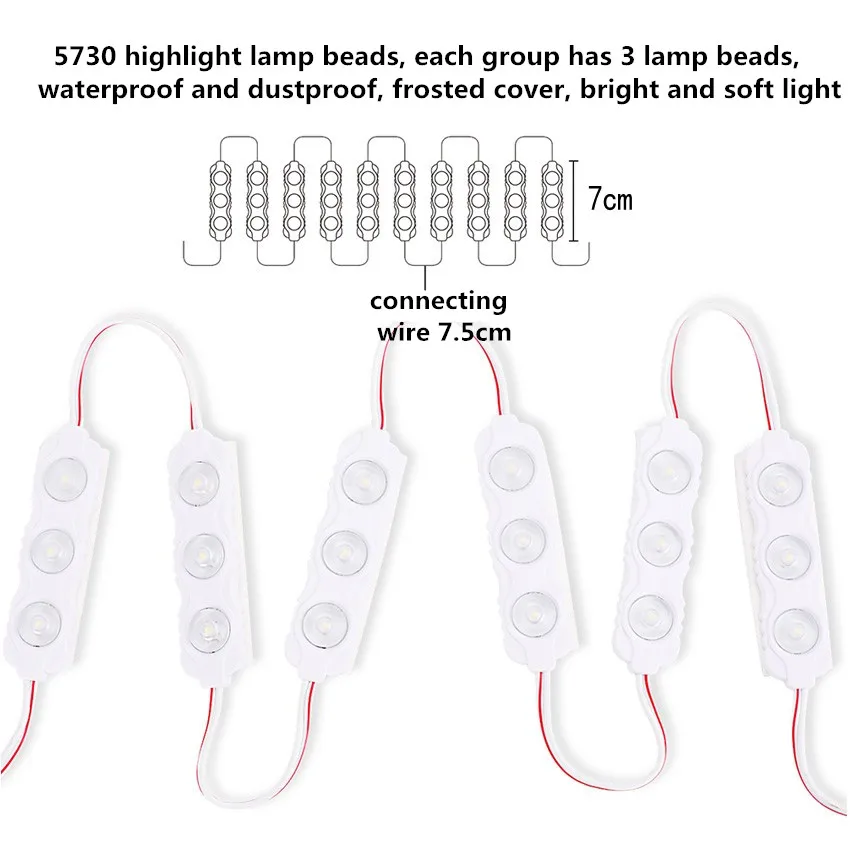 

Makeup Mirror Vanity LED Light Kit DC 12V 5730 Module Charging Port Cosmetic Bulb Adjustable Make up Mirrors Brightness lights