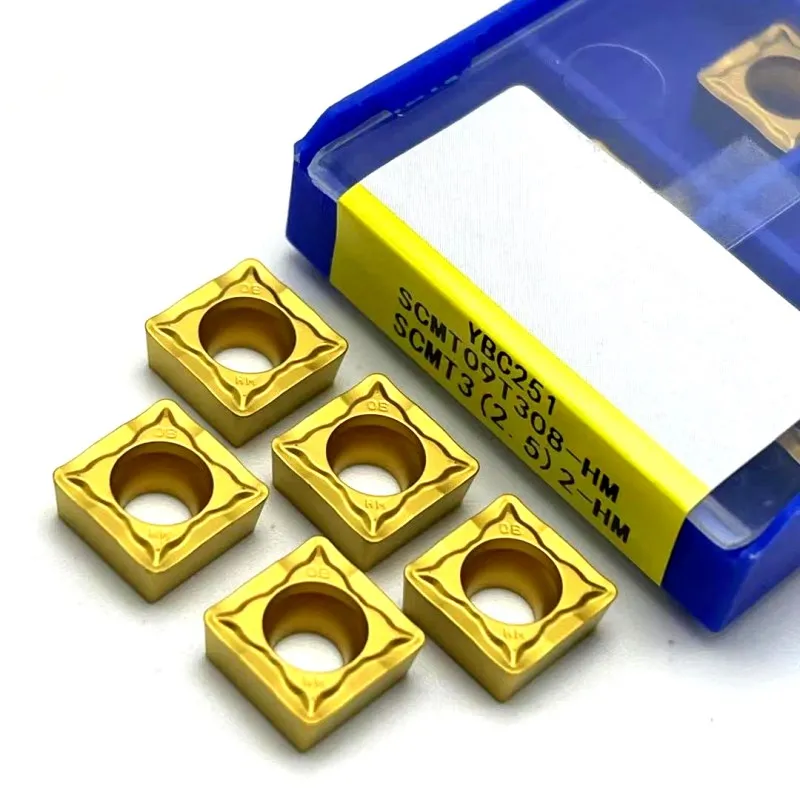 SCMT09T304 SCMT09T308 HM YBC25 lama in metallo duro di alta qualità tornio a controllo numerico utensile per tornitura utensile per tornitura SCMT