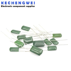 50Pcs Polyester Film Condensator 100V 1nF 1.5nF 2.2nF 100nF 2A471J 2A102J 2A152J 2A222J 2A392J 2A332J 2A472J 2A103J 2A473J 2A104J