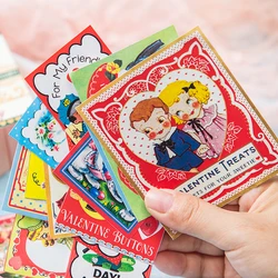 40PCS/bag Vintage Doll Sticker DIY Scrapbooking junk journal Album Diary Happy Planner week gift  Decoration Sticker