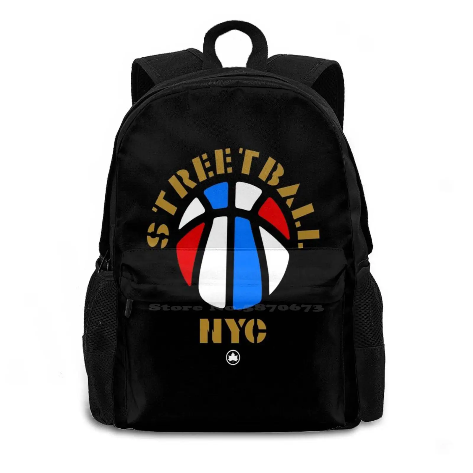 Streetballnycrwb Hot Sale Schoolbag Backpack Fashion Bags Streetball Street Basketball 23 Mvp Goat Crossover Bball Sport Street