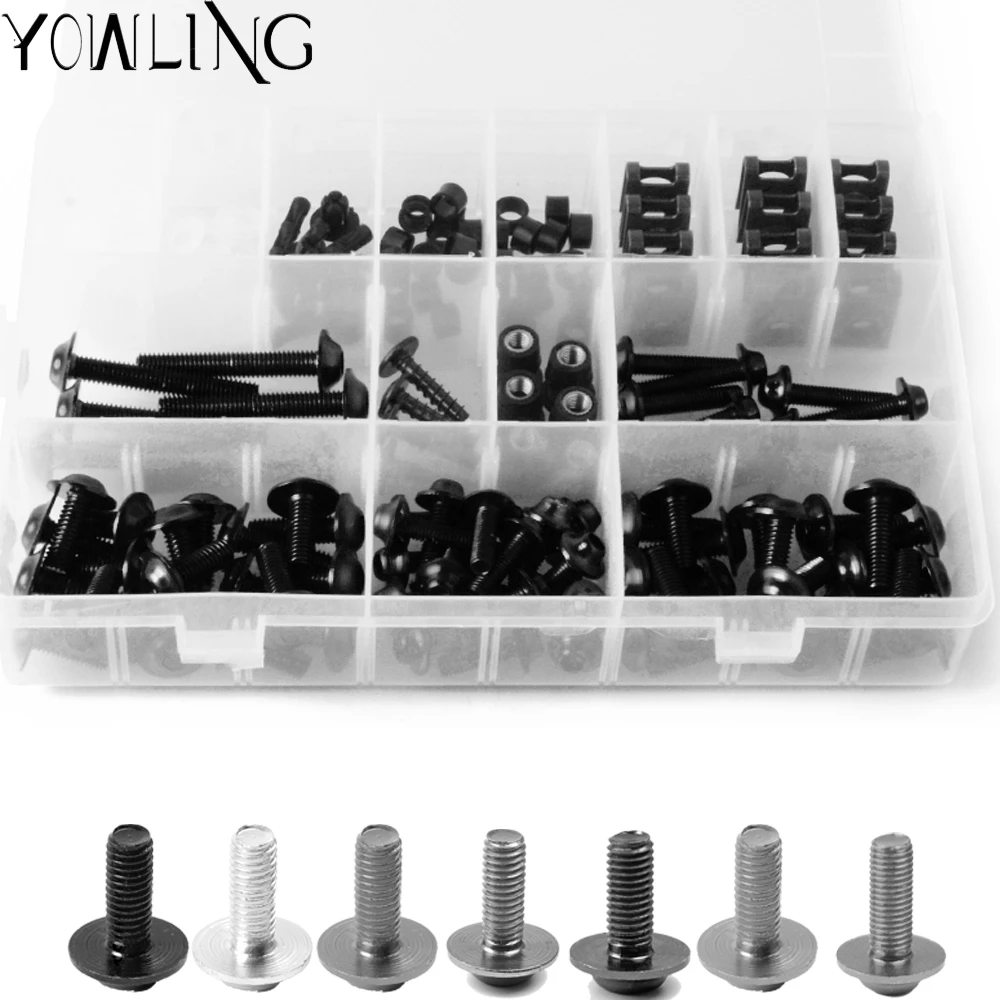 

FOR HONDA CBR600 RR CBR600RR 2013 2014 2015 2016 2017 2018 Full Fairing Bolts Kit Speed Nuts Motorcycle Side Covering Screws