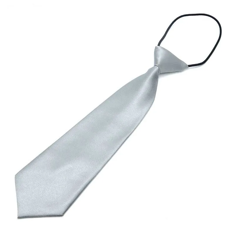 Kid Boy Solid Classic Neck Tie, Wedding Party Gift