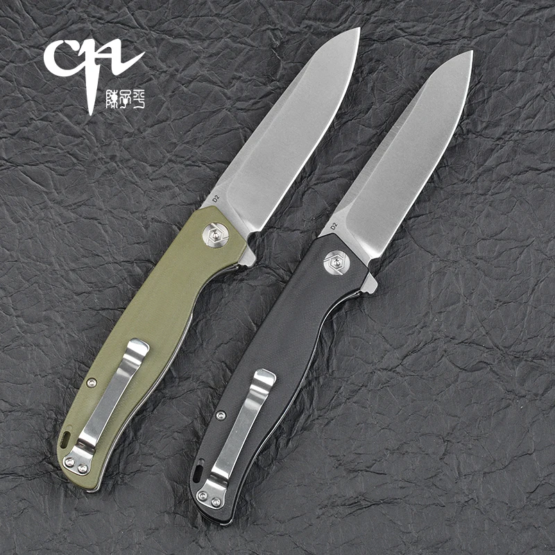 CH CH3011 D2 Steel Folding Knife High Hardness Outdoor Sharp Hunting Defense, Tactical Survival Knives, G10 Handle, New Fashion