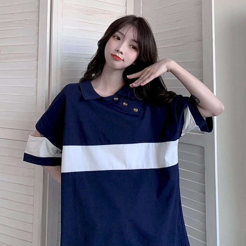 2024 Spring Summer Women Graphic Tee Japanese Fashion T Shirt Pullover Korean Oversize Harajuku Vintage Gothic Clothes Tops