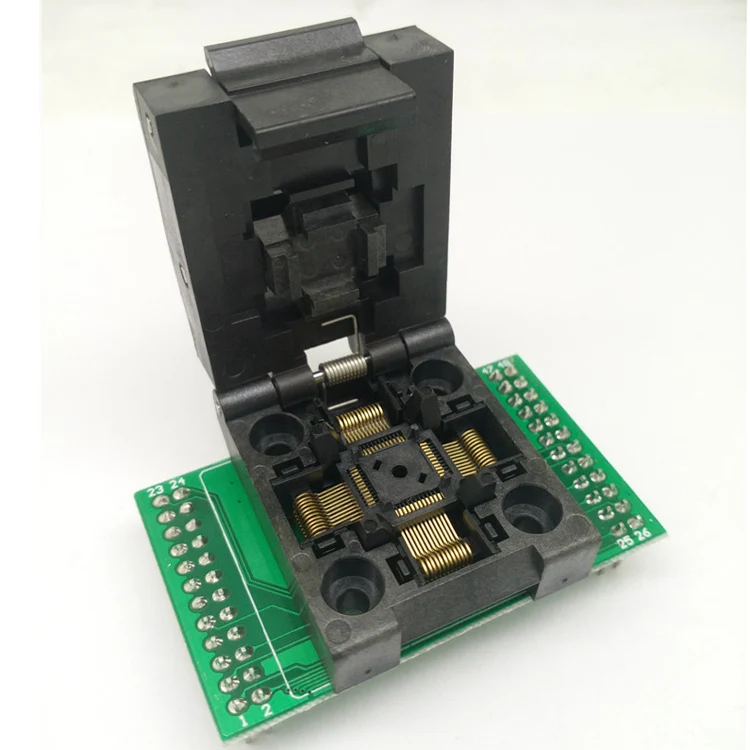 STM32F030C8T6 Programming Socket LQFP48 Burn-in Socket ICTest Socket FPQ-48-0.5-06 Clips Socket