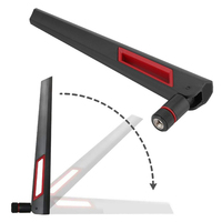 2pcs 12 dbi Dual Band WIFI Router Antenna 2.4G 5G 5.8Gh RP SMA Male  WLAN Router Antenne Booster Amplifier