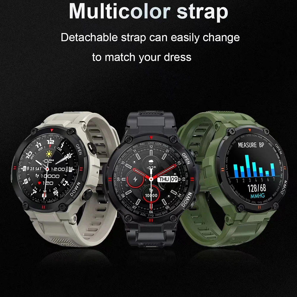 400mah k27 homens relógio inteligente de fitness rastreador pressão da freqüência cardíaca monitor oxigênio à prova dwaterproof água smartwatch k22 upgrated versão