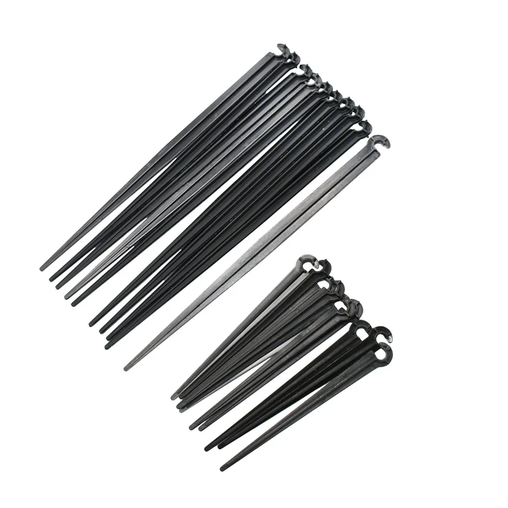 11cm 20cm Garden Hose Holder 4/7 Hose Bracket Plastic Fixed Stems Support Holder 4/7 Drip Irrigation System Accessories 40 pcs
