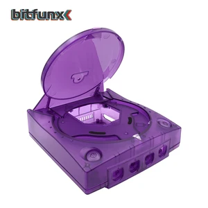Bitfunx - حافظة بديلة شفافة لوحدة تحكم ألعاب الفيديو SEGA Dreamcast DC الرجعية ، غلاف بلاستيكي ، حافظات شفافة أفضل 10 مبيعات لبطاقات الفيديو الإسكان - No8