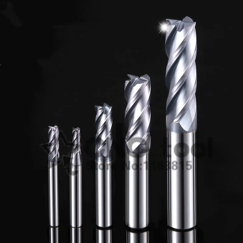 Fresa de liga de tungstênio e aço, ferramenta cnc, kit de fresa frontal, ferramentas para fresa