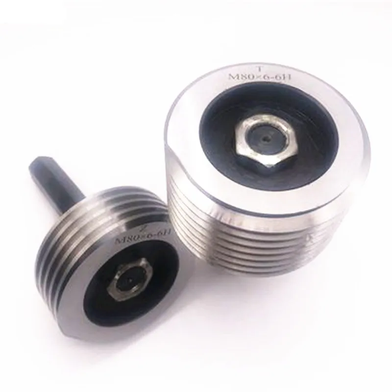 M76 / M80 / M85 / M90x4x3x2x1.5 Thread Plug Gauge Metric Screw Threading Gages Go NOGO Plain Thread Tooth Gauge