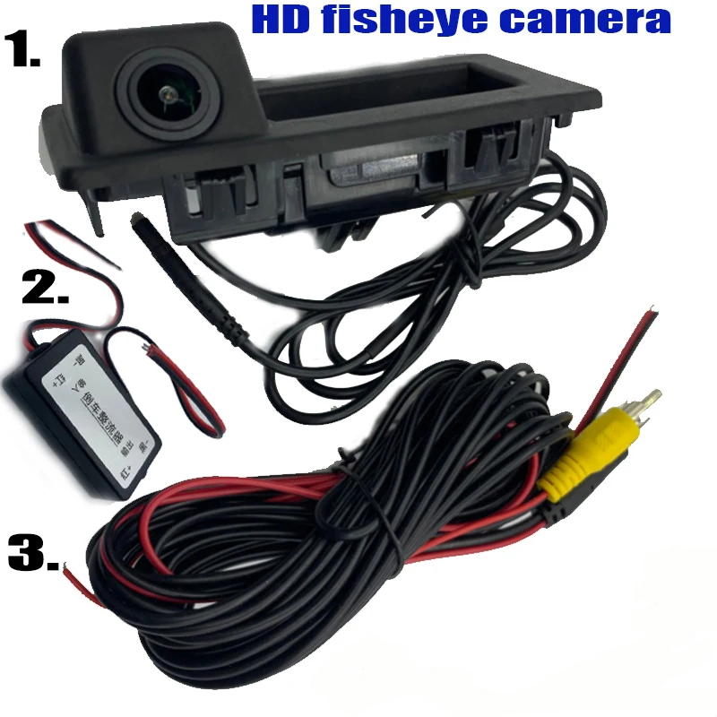 HD Reversing Camera for Audi Q3 MQB 2013 2014 2015 2016 2017 2018 2019 /Night Vision Backup Rear Camera/Car Handle Camera