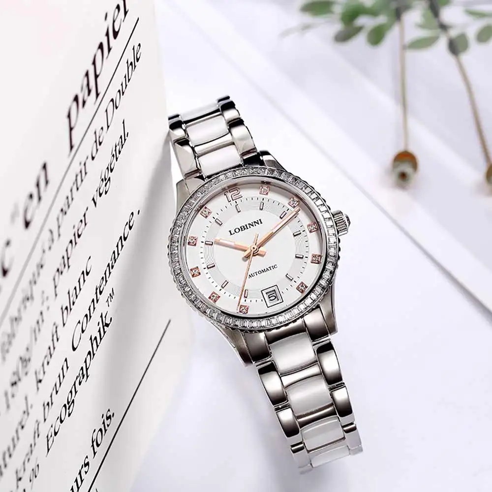 Lobinni New Women\'s Mechanical Watches Female MIYOTA Movement Fashion Casual Women Watch Famous Luxury Brands reloj mujer