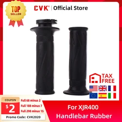 CVK 22mm Handlebar Rubber Gloves Hand Grips Set for Yamaha XJR400 XJR1300 FZ400 R1 R6 YZF1000 YZF600 FZ1 Motorcycle Accessories