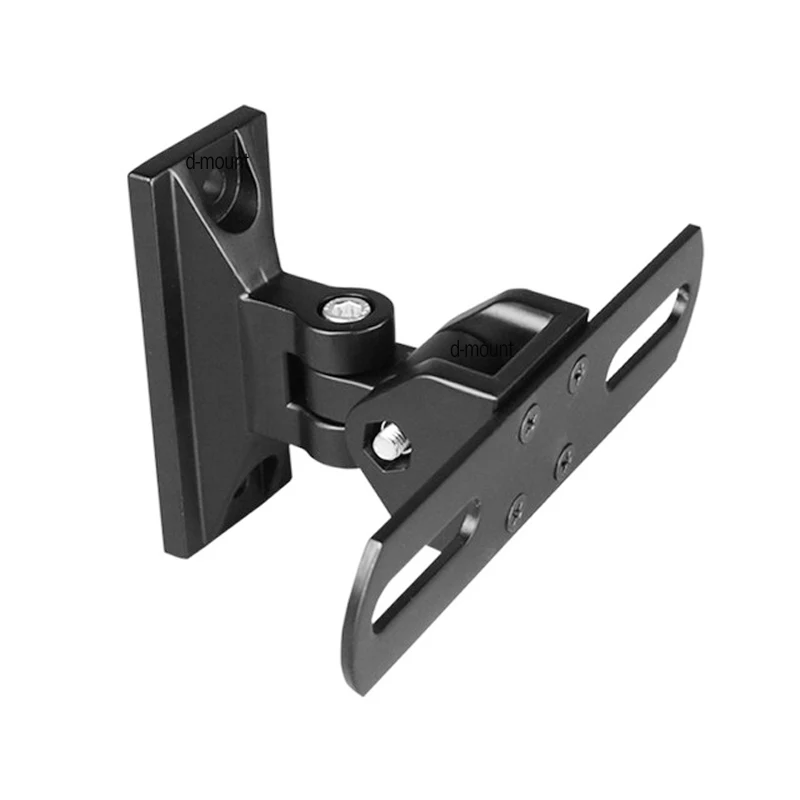 (1 lote = 2pc) SW-50 liga de zinco alto-falante montagem na parede pro-suporte de parede inclinação giratória movimento completo