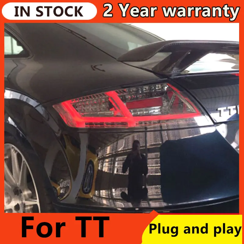 Car Styling for Audi TT Tail Lights 2006-2013 TT LED Tail Lamp LED DRL Brake Dynamic Signal Reverse auto Accessories