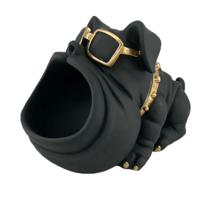 

Декор для домашней комнаты, миниатюрная 3d-фигурка, красивая Статуэтка собаки, скульптура, украшение стола, коробка для хранения всякой всячины, Декоративная копилка для монет