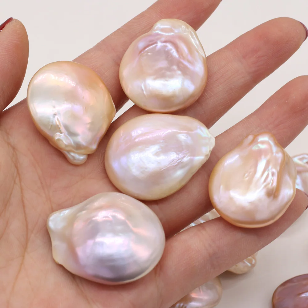 1Pcs Irregular Natural Freshwater Pearl Mother Of Pearl Beads Charms For DIY Necklace Bracelet Anklet Jewelry Accessory