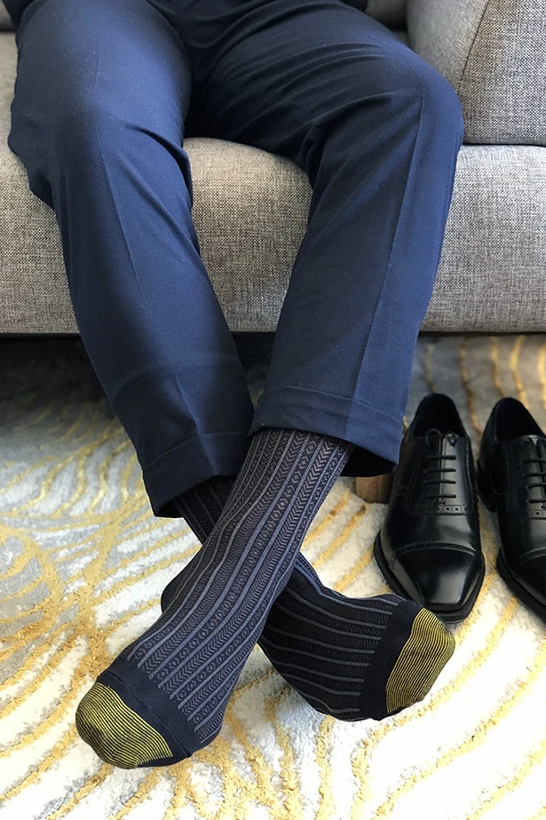 Tube Socks Men\'s Formal Dress Socks Business Men Streetwear Dress Socks Fashion Men\'s Black Dress Socks Male Suit Socks