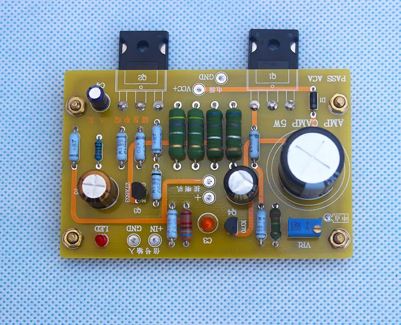 PASS ACA single-ended class A field effect tube power amplifier board vocals are better than LM1875 1969 enhanced