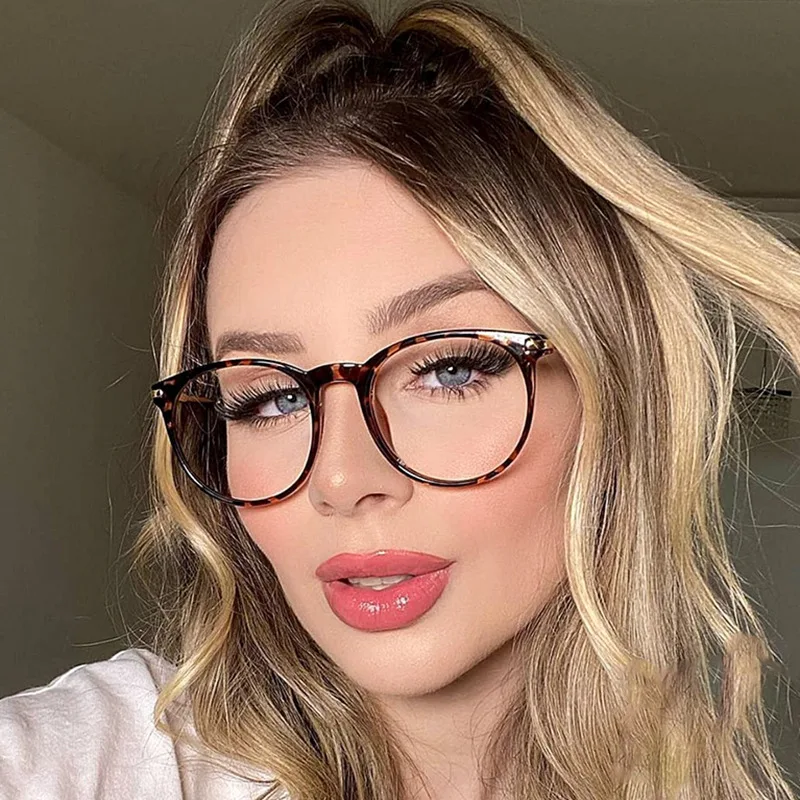 

MIZHO Filtering Protect Eyesight Anti Blue Light Glasses Women Oval High Quality Blocking Glare Computer Glasses Frame Red
