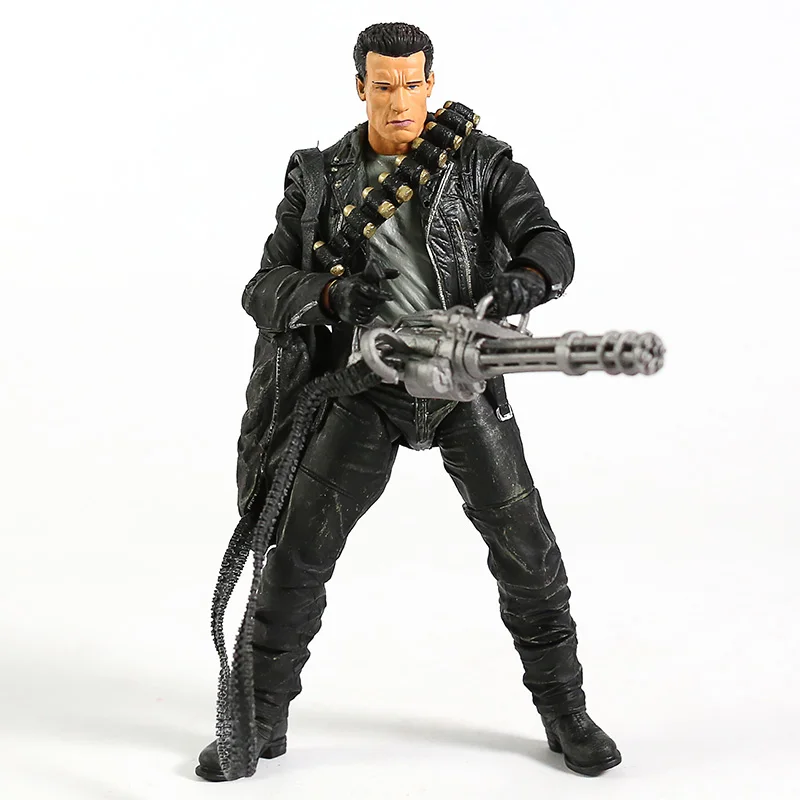 NECA Terminator Dark Fate T-800 Arnold Schwarzenegger Sarah Conner Endoskeleton Action Figure Collectible Model Toy