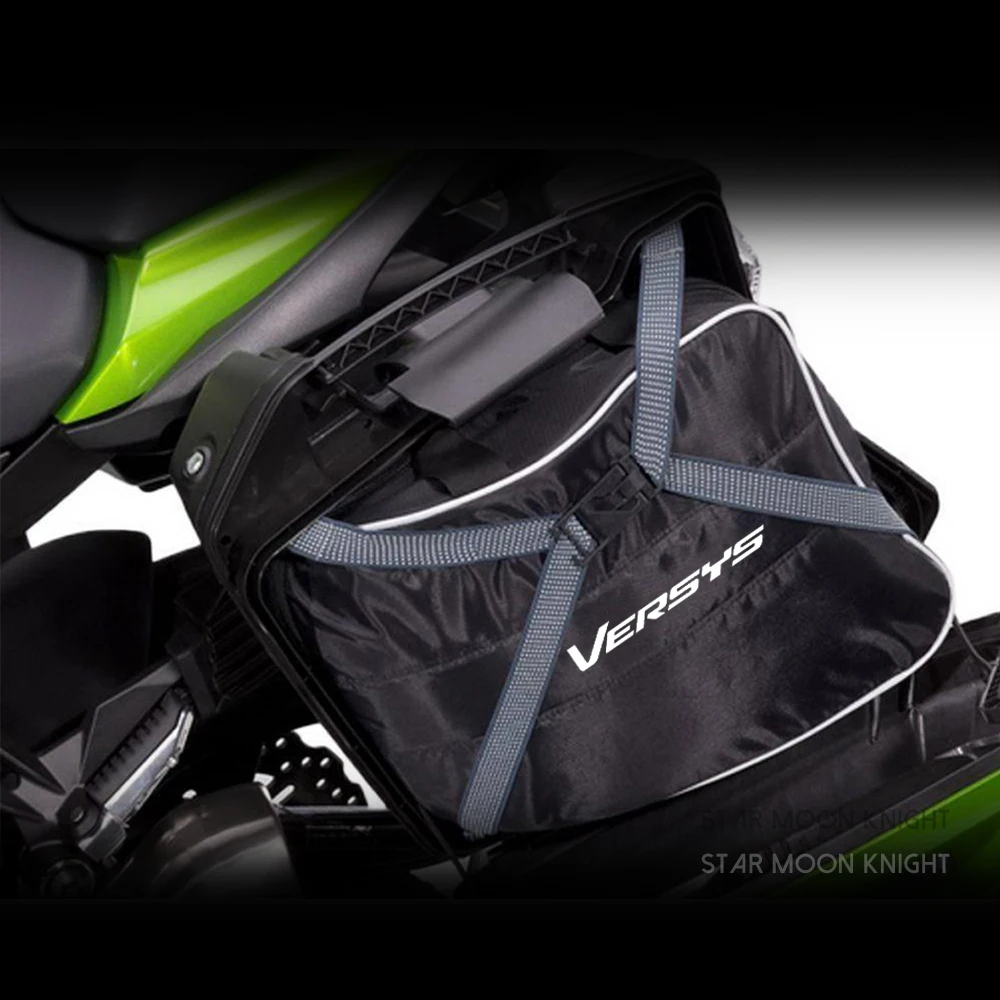 Ensemble de doublures de sacoches élaborées pour moto Kawasaki Versys, sacs intérieurs de dégager, sacs à bagages, KQR 28L, 1000, 650, 2015 - 2021